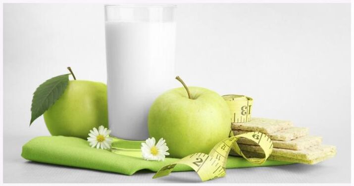 Kefir dengan apel